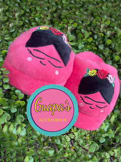 PANTUFLAS FRIDA FUCSIA