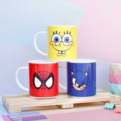 TAZA MELAMINA PERSONAJES