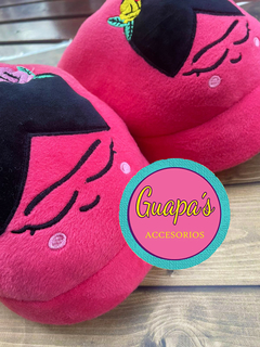 PANTUFLAS FRIDA FUCSIA - comprar online