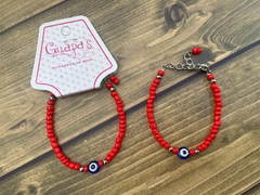 PULSERAS ROJAS OJO TURCO