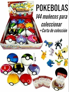 Pokebola con pokemon importado mini ( 2 cm