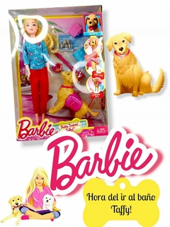 Barbie Hora de Ir al Baño taffy con Accesorios