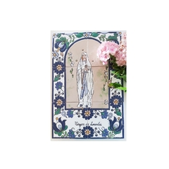 Virgen del Lourdes 30x45 - comprar online