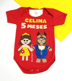 body-de-bebe-personalizado-mesversario-a-bela-e-a-fera