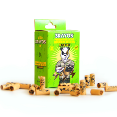 FILTROS PRE-ROLLED 3RAYOS CON FORMA W UNBLEACHED PREMIUM en internet