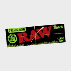 RAW BLACK ORGANIC HEMP PAPERS 1.1/4 - comprar online