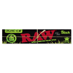 RAW KING SIZE SLIM BLACK ORGANIC HEMP