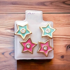 Aretes estrellas