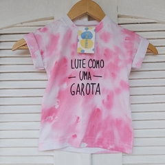 camisa LUTE COMO UMA GAROTA (rosa)