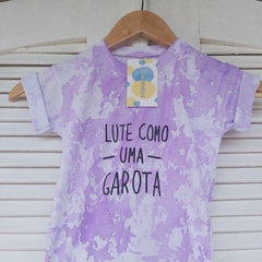 camisa LUTE COMO UMA GAROTA (roxa)