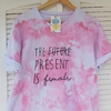 camisa THE PRESENT IS FEMALE (rosa)