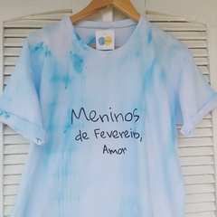 camisa MENINOS DE FEVEREIRO (Azul puro Azul)