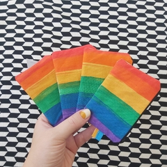 necessaire ARCO ÍRIS (bandeira lgbt) | 6,5x10cm - comprar online