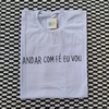 camisa ANDAR COM FÉ EU VOU