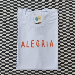 camisa ALEGRIA - votos 2023 (escrita laranja)