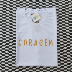 camisa CORAGEM - votos 2023 (escrita amarelo)