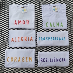 camisa CORAGEM - votos 2023 (escrita amarelo) - comprar online