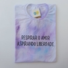 camisa RESPIRAR O AMOR... (azul/roxo)