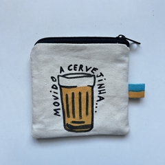 nécessaire MOVIDO A CERVEJINHA | 8x8cm