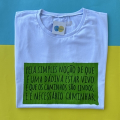 camisa É NECESSÁRIO CAMINHAR (Forfun) | tam G