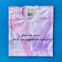 camisa SEGREDO DO UNIVERSO - Forfun (roxo e rosa)