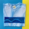 camisa FELICIDADE É UM FIM DE TARDE OLHANDO O MAR - Forfun (azul)