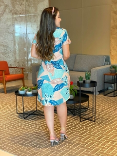 VESTIDO SOLTINHO COM BOLSOS LATERAIS - HEVANA FASHION