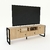 Mesa Rack Tv 65" 2 Puerta 2 Cajones STEEL en internet