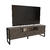 Mesa Rack Tv 65" 2 Puerta 2 Cajones STEEL - Muebleria Bravo