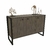 Vajillero Bahiut Buffet STEEL - Muebleria Bravo