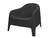 SILLON SKARPO NEGRO APILABLE GARDEN LIFE