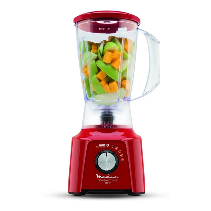 LICUADORA POWERMIX PLUS 700 W. 2 LTS. 5 VELOCIDADES ROJA MOULINEX