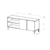 Mueble Rack Tv 130 OSLO en internet