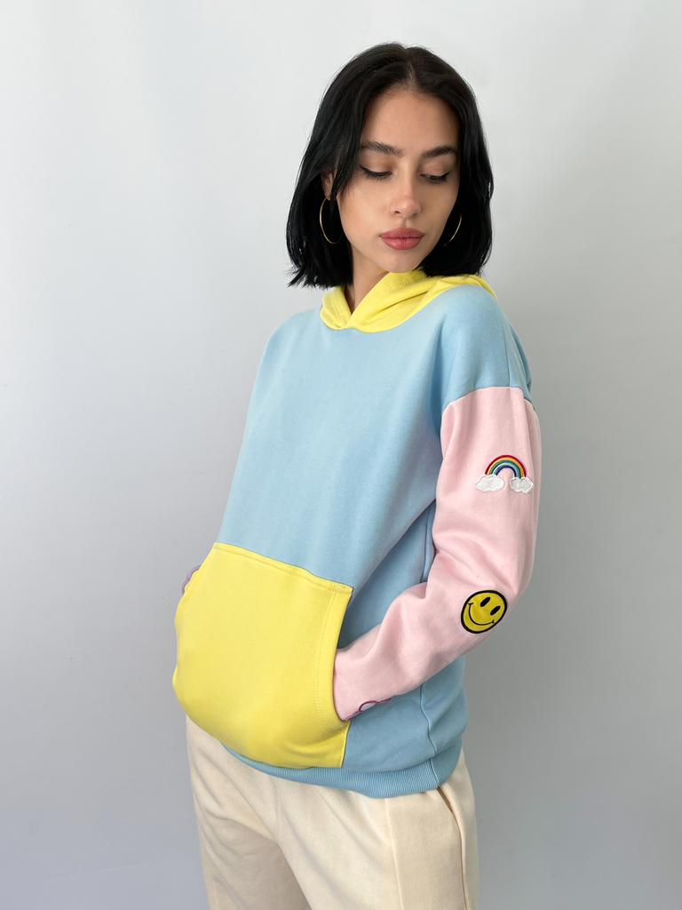 Buzo celeste pastel new arrivals