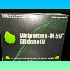 Viripotens 50 MG masticables x30 u