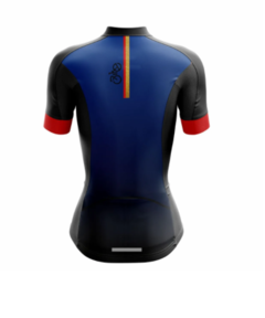 Camisa de Ciclismo Mulher Maravilha Azul Way Feminina - comprar online