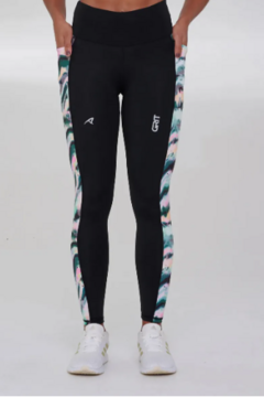 Legging GritRelampago Focus Estampa Meta Waves