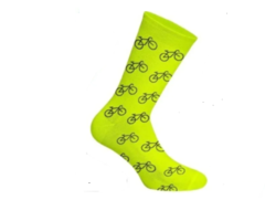 Meia Ciclismo Young Amarelo Neon - comprar online