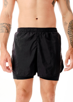 SHORT MASCULINO MOVE DUPLO BLACK