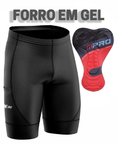 Bermuda de Ciclismo Masculina Smart com Bolso e Forro de Gel Be Fast