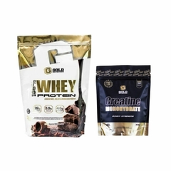 100% WHEY 2LBS + CREATINA 300G GOLD en internet