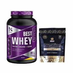 BEST WHEY VARIOS SABORES + CREATINA GOLD VARIOS SABORES - tienda online