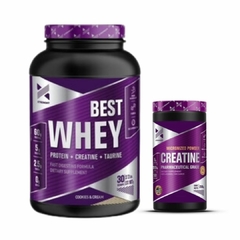 COMBO BEST WHEY 2LBS + CREATINA 250G XTRENGHT - comprar online