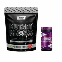 COMBO MUTANT MASS 1.5KG + CREATINA 250G XTRENGHT en internet