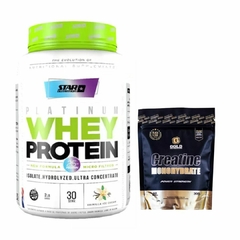 COMBO PREMIUM WHEY PROTEIN 1KG + CREATINA GOLD