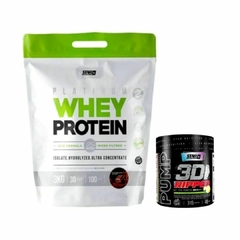 COMBO PLATINUM WHEY x 3kg + PREENTRENO PUMP 3D - tienda online