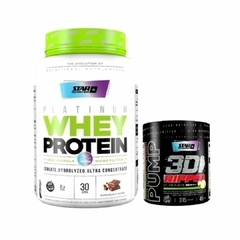 COMBO PREMIUM WHEY PROTEIN x 2Lbs + PUMP 3D DE STAR NUTRITION - tienda online