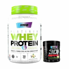 COMBO PREMIUM WHEY PROTEIN x 2Lbs + PUMP 3D DE STAR NUTRITION - comprar online