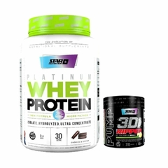 COMBO PREMIUM WHEY PROTEIN x 2Lbs + PUMP 3D DE STAR NUTRITION