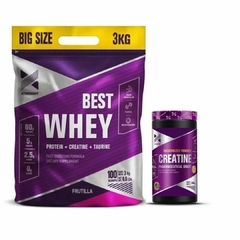 COMBO BEST WHEY 5LBS + CREATINA XTRENGHT 250G - comprar online